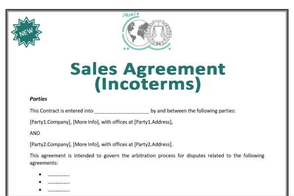 Sales Agreement (Incoterms)